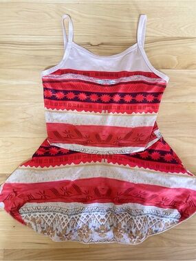 Moana Dress Up Dance Costume Size 120 (6) Moana Leotard Skirt